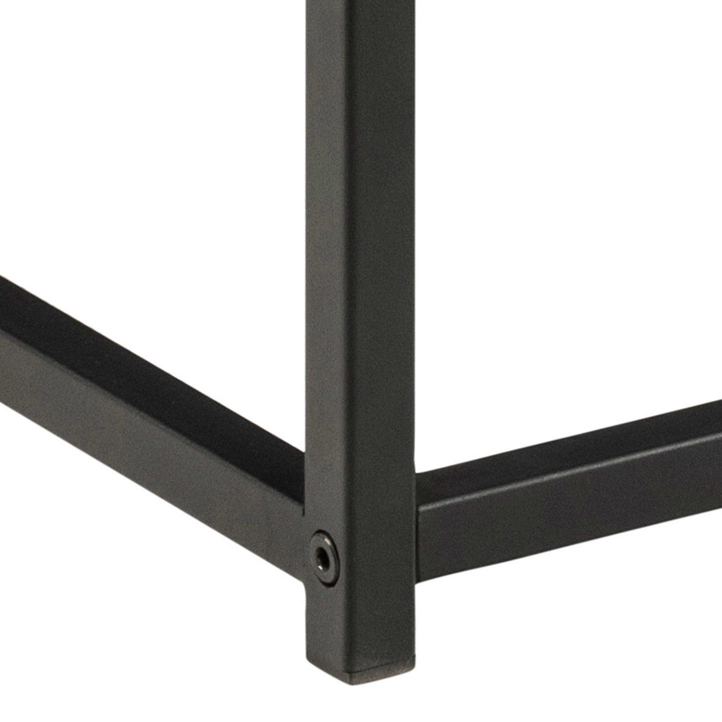 Haslev Natural Oak Square Coffee Table with Full Bottom Shelf