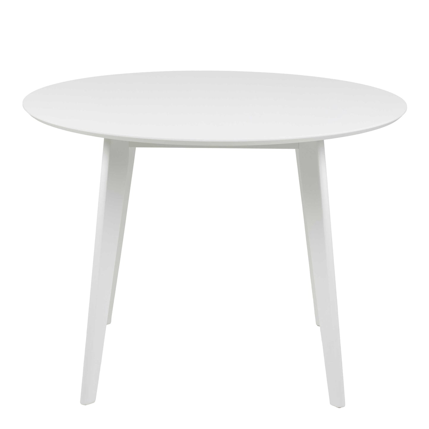 Saffron White Wodden Round Dining Table