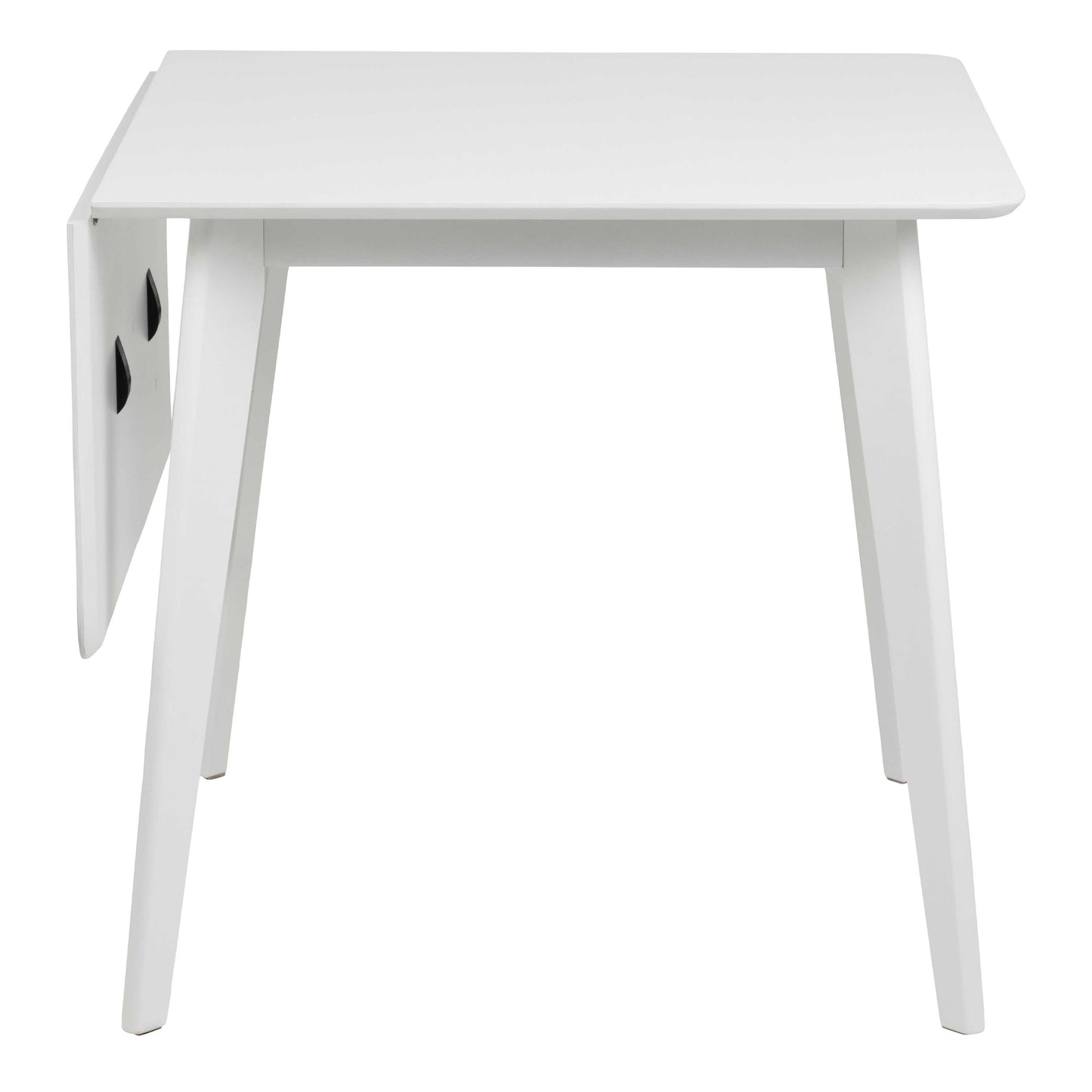 Saffron Extendable White Wooden Square Dining Table