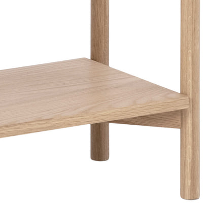 Berrytwist White Oak Veener Bookcase 4 Shelves