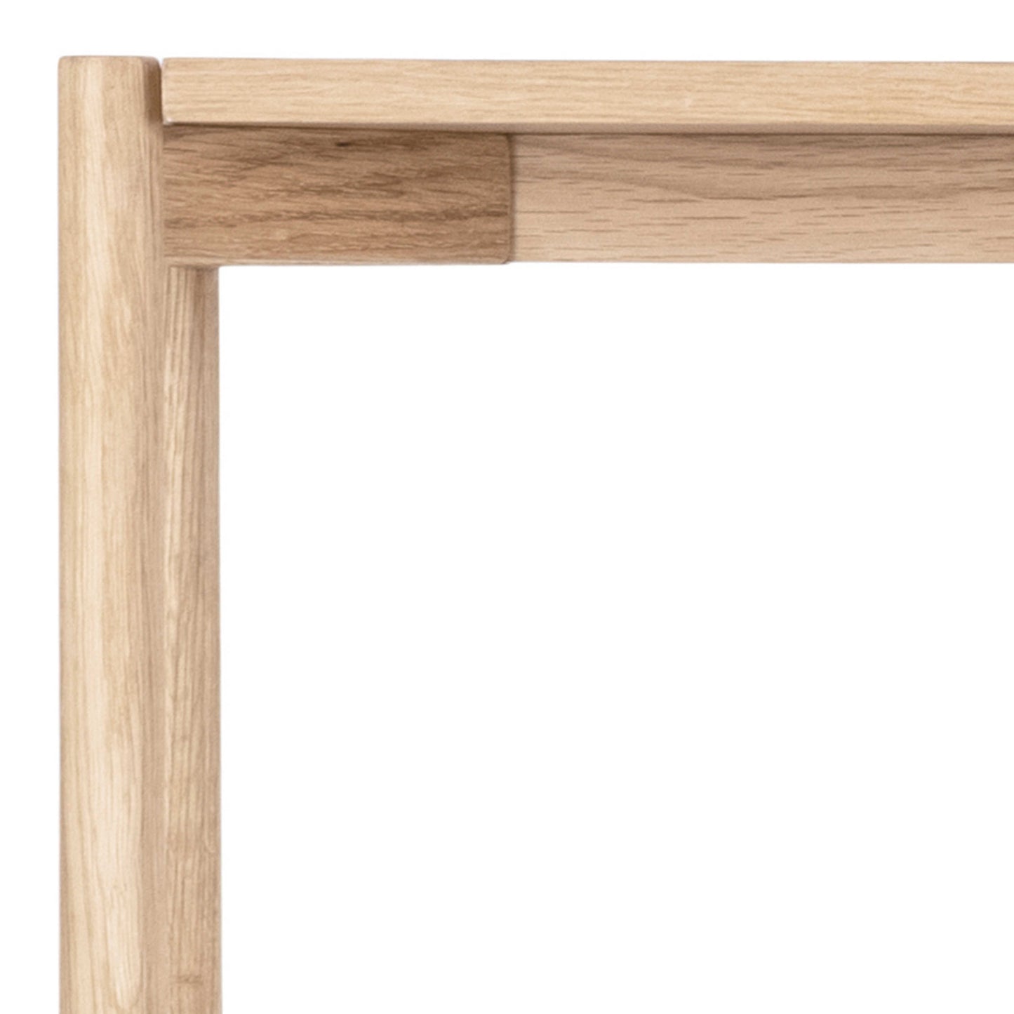 Berrytwist White Oak Veener Bookcase 4 Shelves