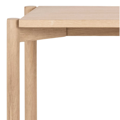 Berrytwist Scandi White Oak Veneer Bookcase 4 Shelves