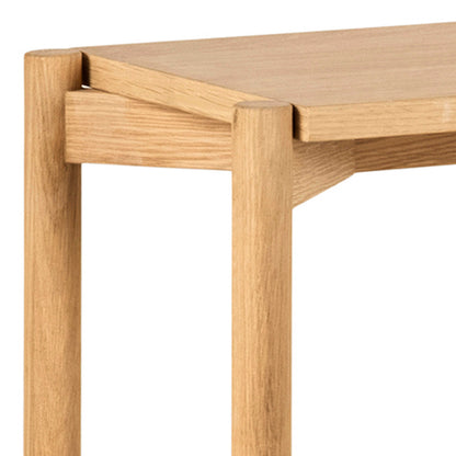 Berrytwist Scandi Natural Oak Veneer Bookcase 4 Shelves