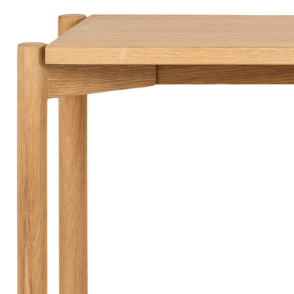 Berrytwist Scandi Natural Oak Veneer Bookcase 4 Shelves