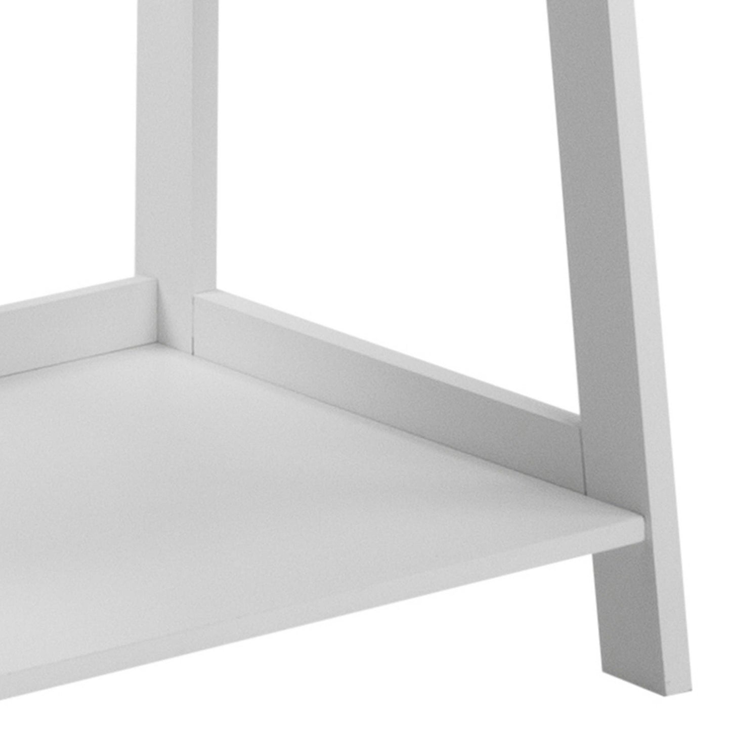 Florence White Step Ladder Bookcase 5 Shelves