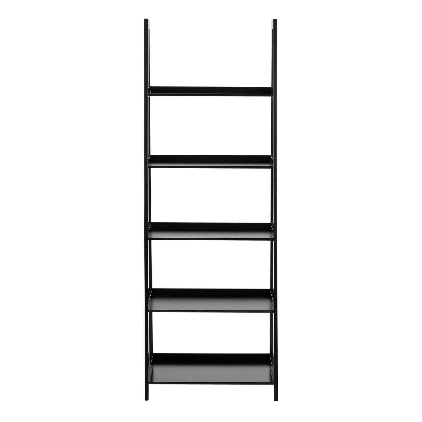 Florence Black Step Ladder Bookcase 5 Shelves