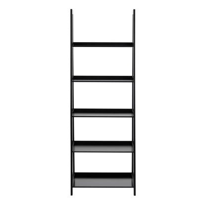 Florence Black Step Ladder Bookcase 5 Shelves