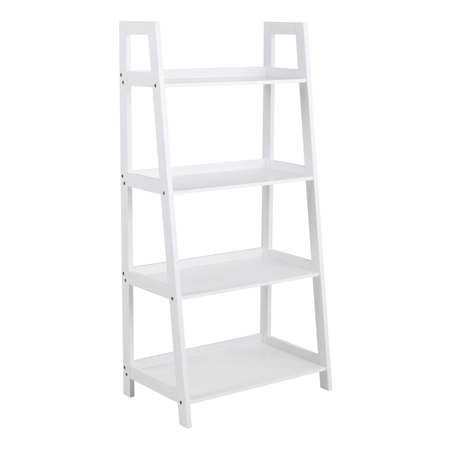 Florence White Step Ladder Bookcase 4 Shelves