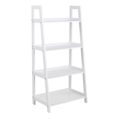Florence White Step Ladder Bookcase 4 Shelves