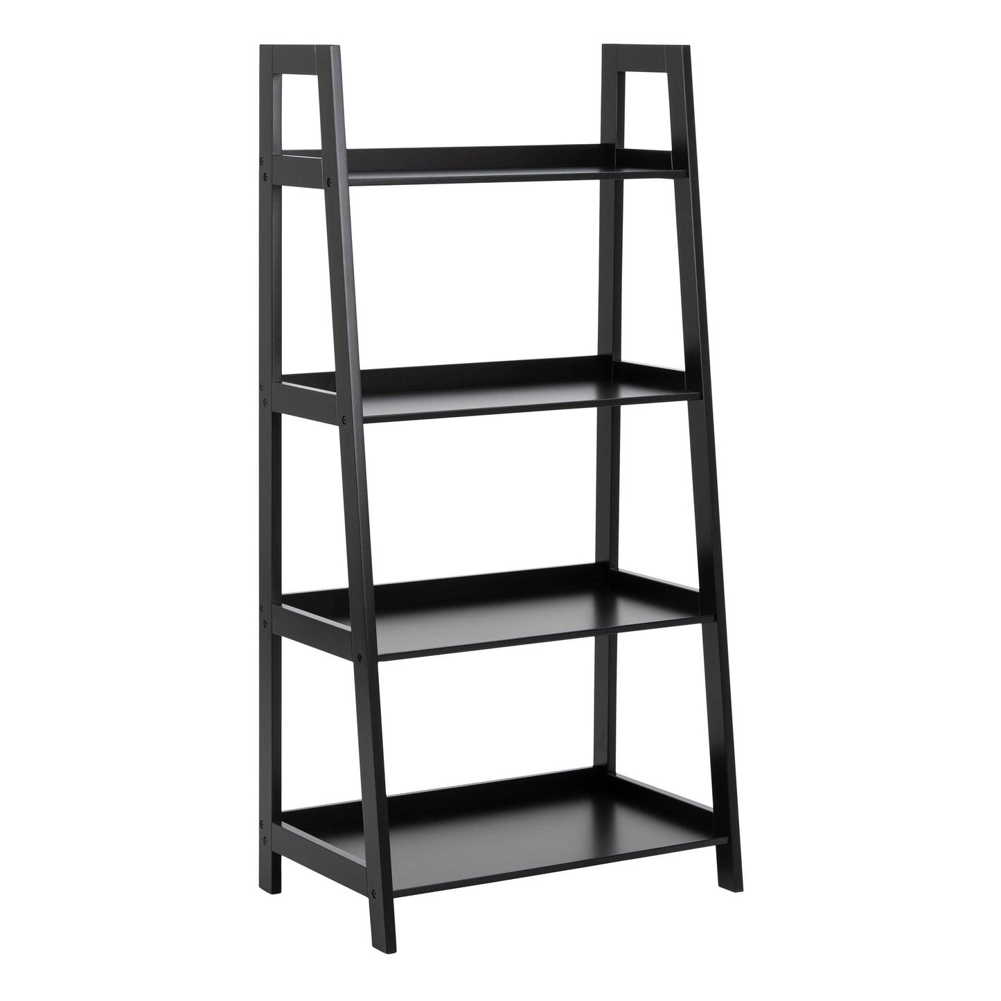 Florence Black Step Ladder Bookcase 4 Shelves