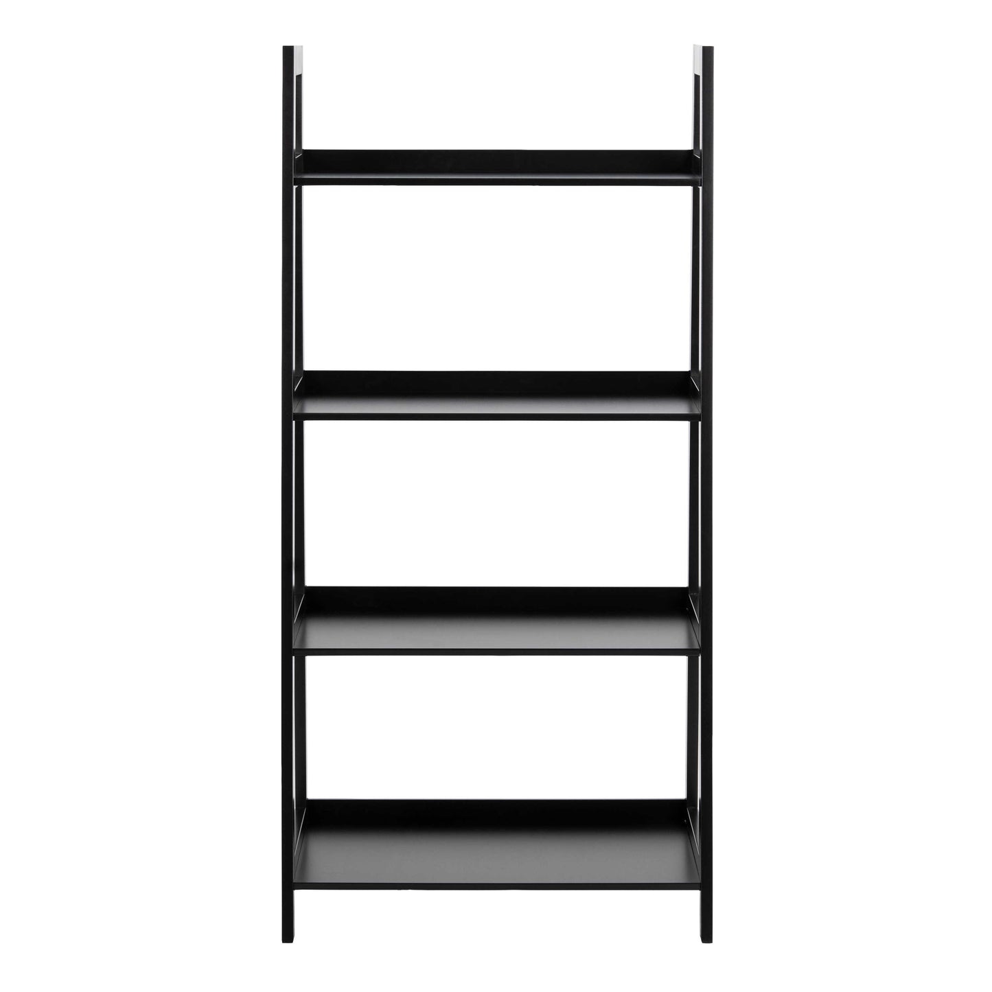 Florence Black Step Ladder Bookcase 4 Shelves