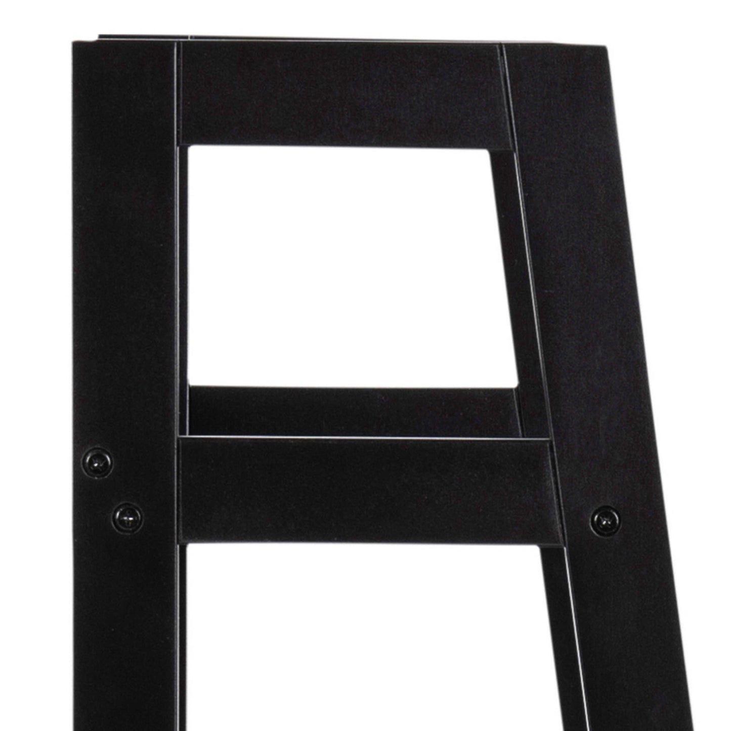 Florence Black Step Ladder Bookcase 4 Shelves