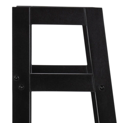 Florence Black Step Ladder Bookcase 4 Shelves