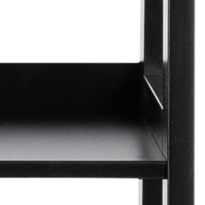 Florence Black Step Ladder Bookcase 4 Shelves