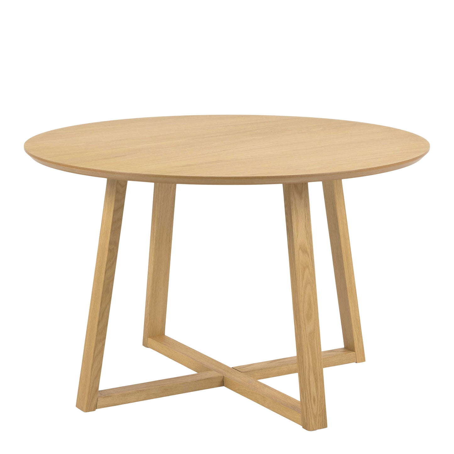 Frida Oak Natural Wood Round Dining Table