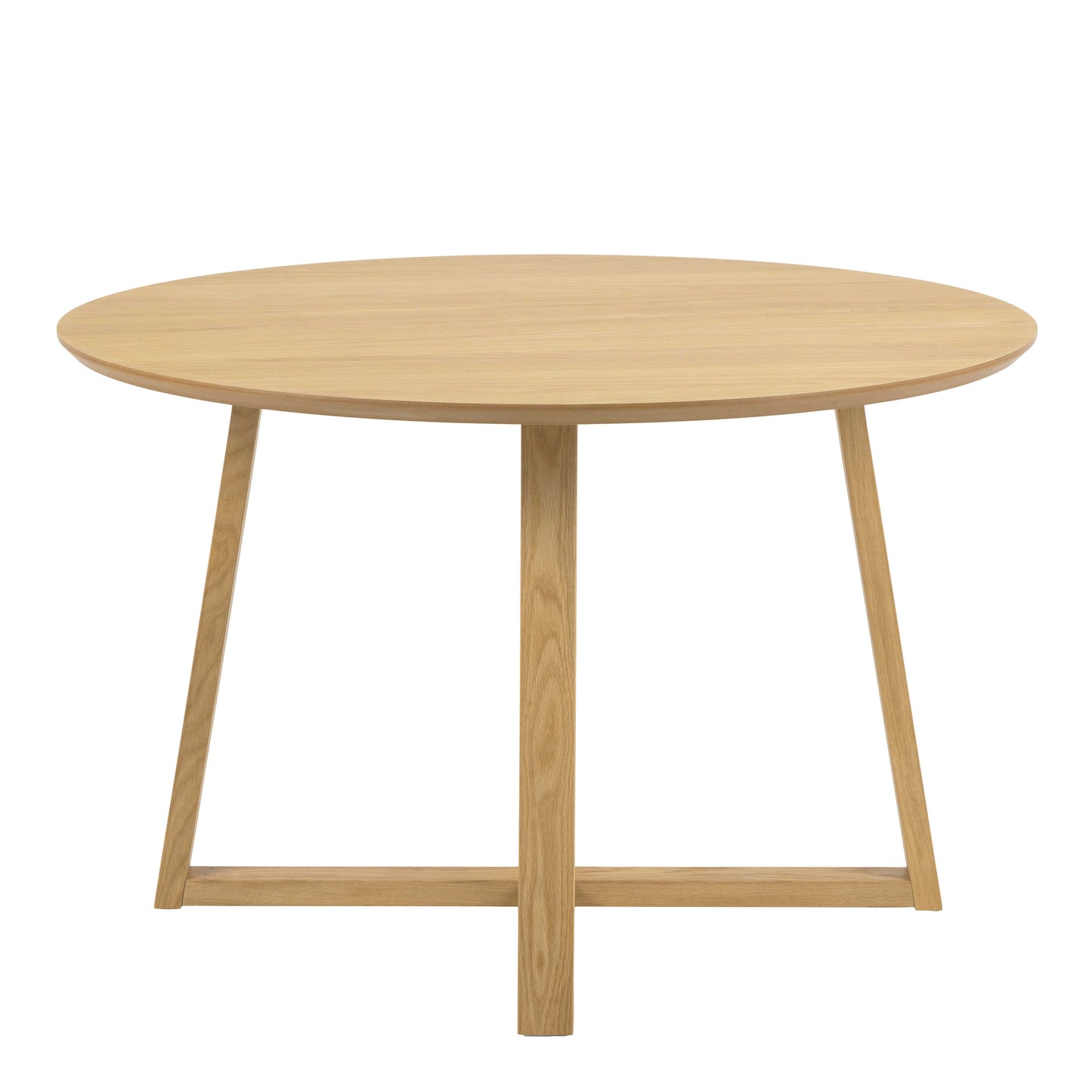 Frida Oak Natural Wood Round Dining Table