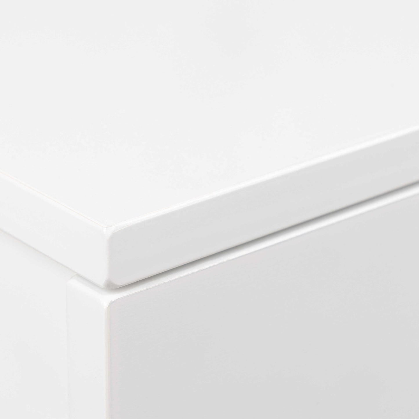 Hereford White Wood Wall Mounted Square Bedside Table 1 Drawer