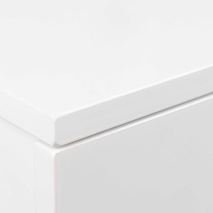 Hereford White Wood Wall Mounted Square Bedside Table 1 Drawer