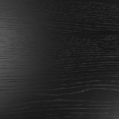 Krakow Dining Set Black Round Extending Dining Table + 4 Dining Chairs