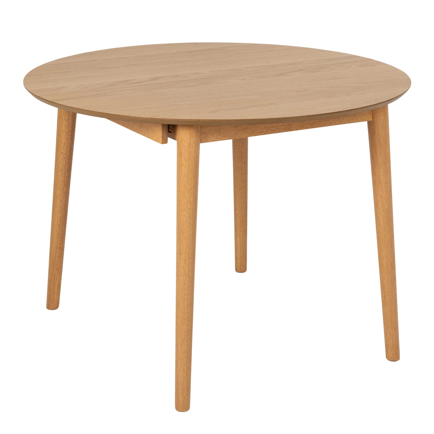 Novi Sad Natural Oak Wood Effect Round Extending Dining Table