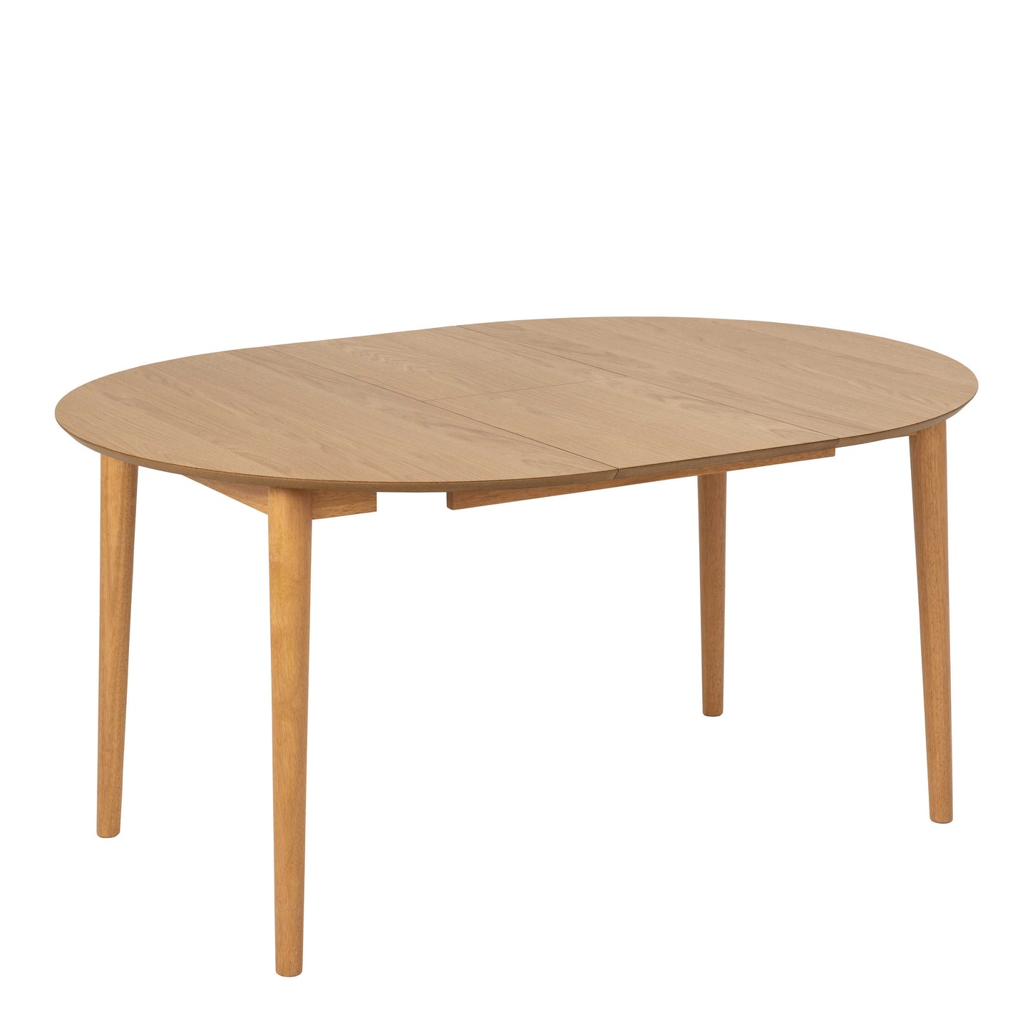 Novi Sad Natural Oak Wood Effect Round Extending Dining Table