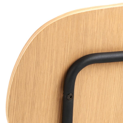 Set of 2 Natural Oak Rudkobing Dining Chairs