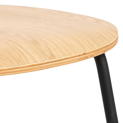 Set of 2 Natural Oak Rudkobing Dining Chairs