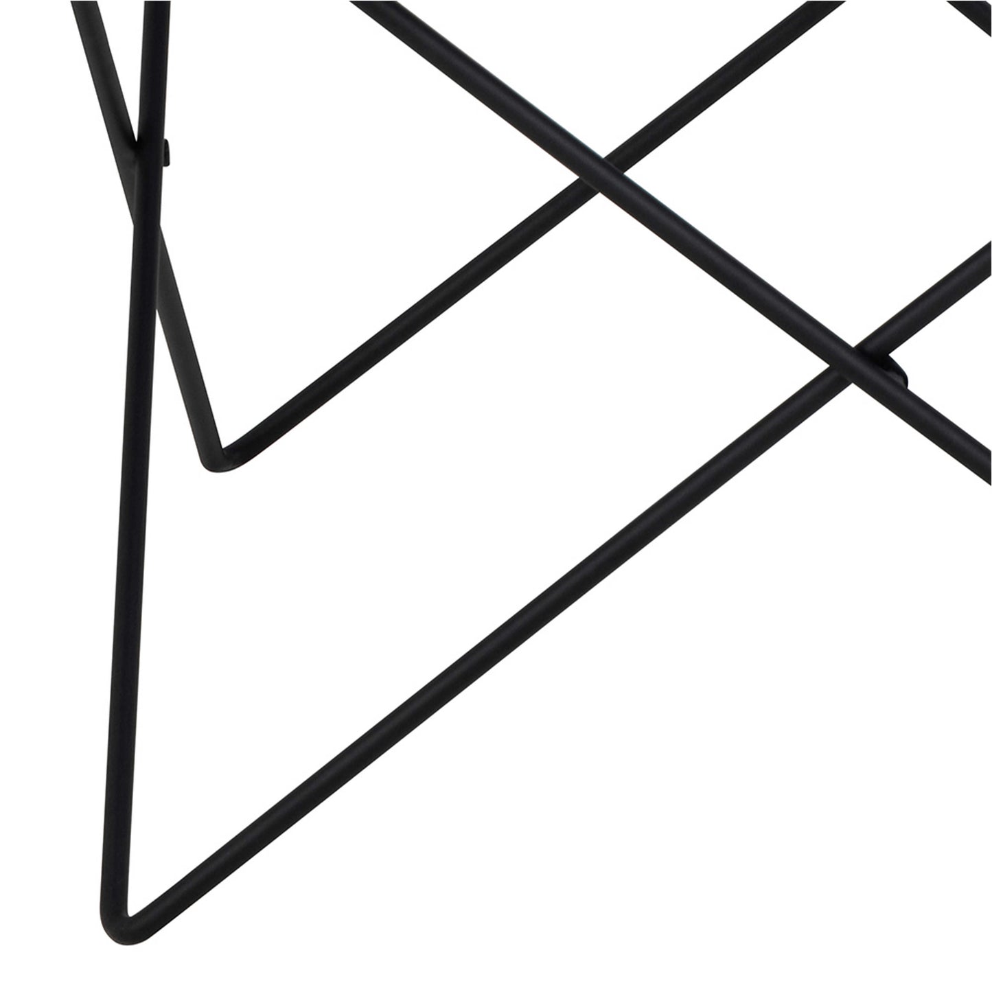 Klovborg Black Coffee Table with Grey Glass Top