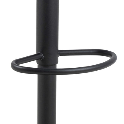 Mossfield Light Grey Brown Height Adjustable Swivel Bar Stool
