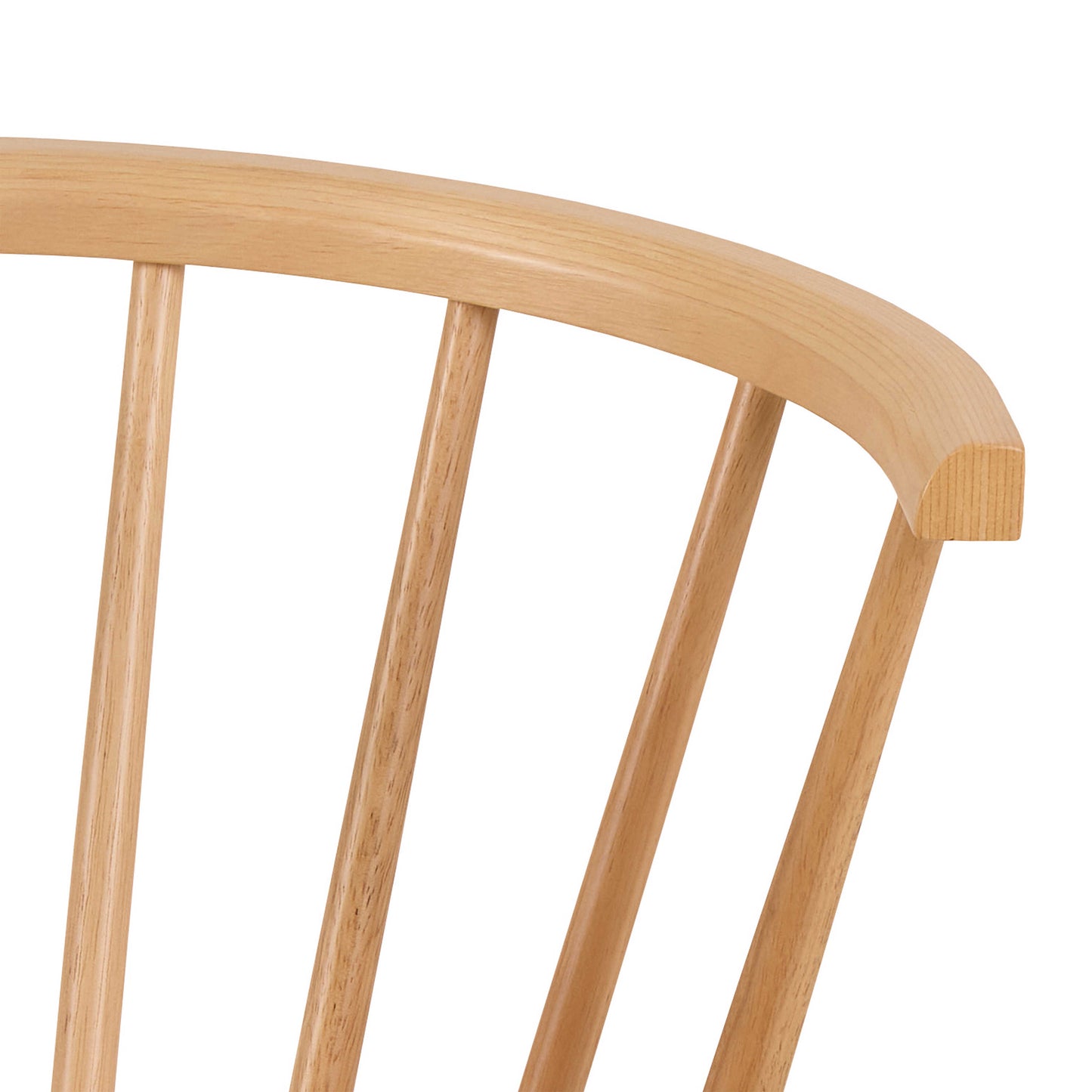 Set of 2 Noa Oak Wooden Dining Chairs Modern Slatted Back