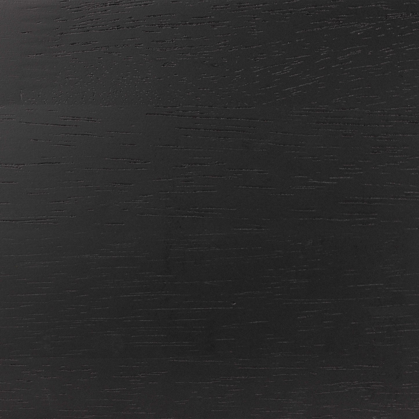 Set of 2 Black Wooden Dining Chairs Modern Slatted Back