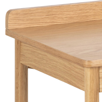 Kyoto Natural Oak Veneer Wood Office Desk