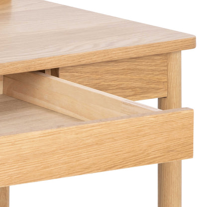 Kyoto Natural Oak Veneer Wood Office Desk