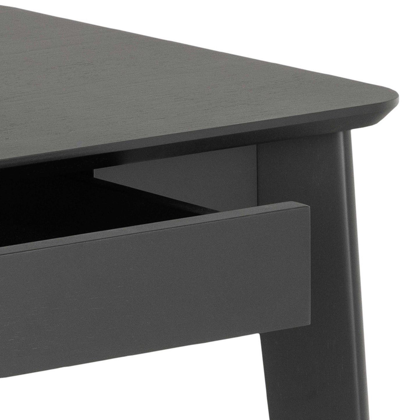 Saffron Black Wooden Office Desk