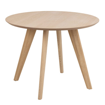 Malmo Round Oak Dining Table