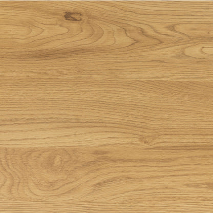 Haslev Natural Oak Rectangular Coffee Table with Half Bottom Shelf