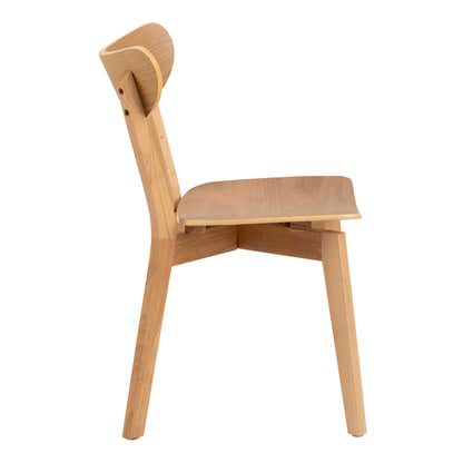 Set of 2 Saffron Natural Oak Effect Dining Chairs