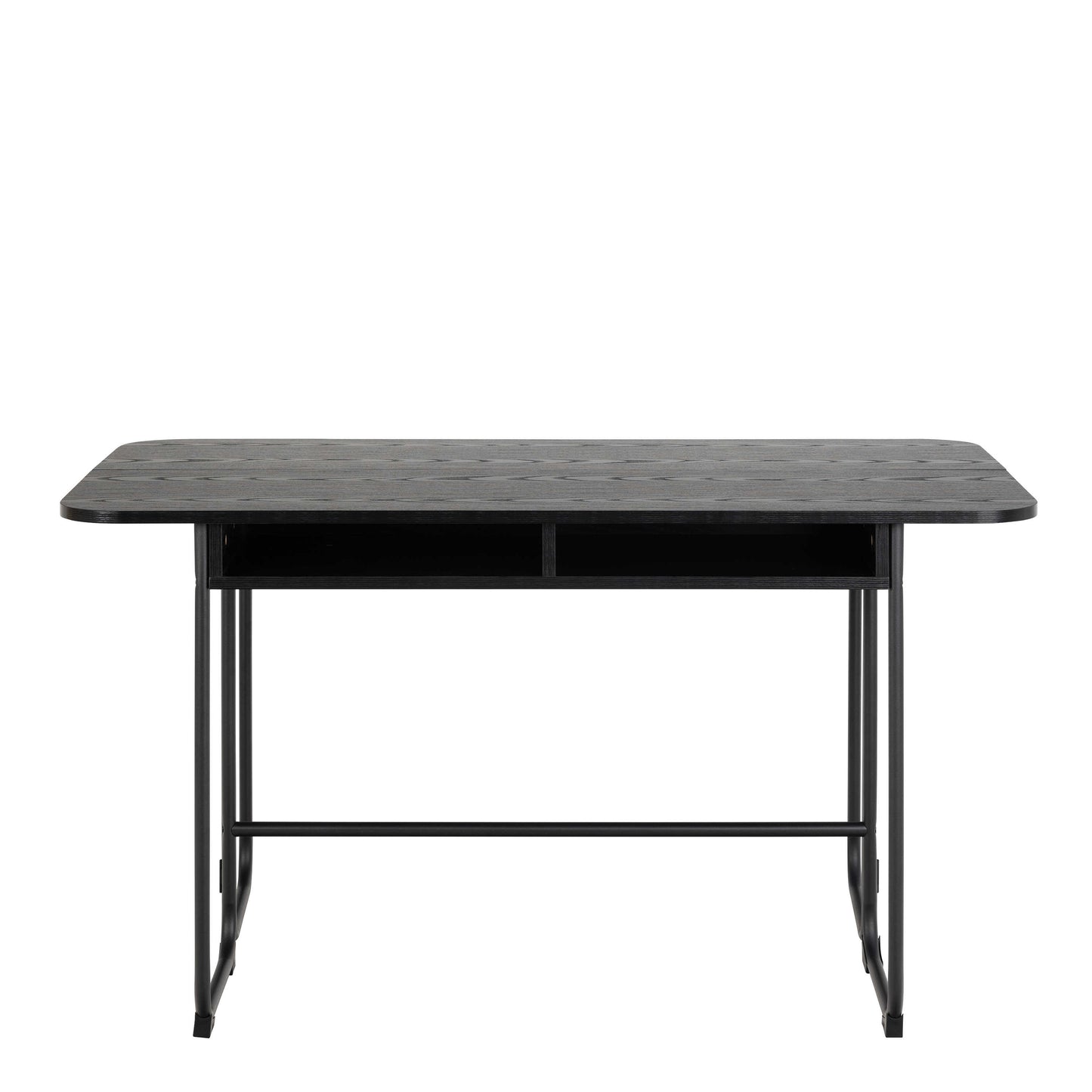 Tinglev 4 Seater Black Folding Dining Table