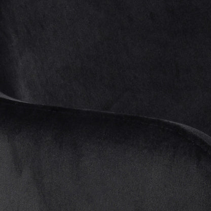 Set of 2 Haderslev Black Upholstered Dining Chair with Armrest