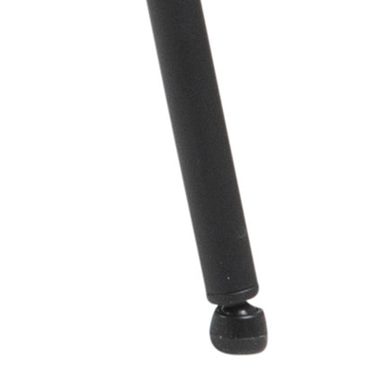 Set of 2 Haderslev Black Upholstered Dining Chair with Armrest