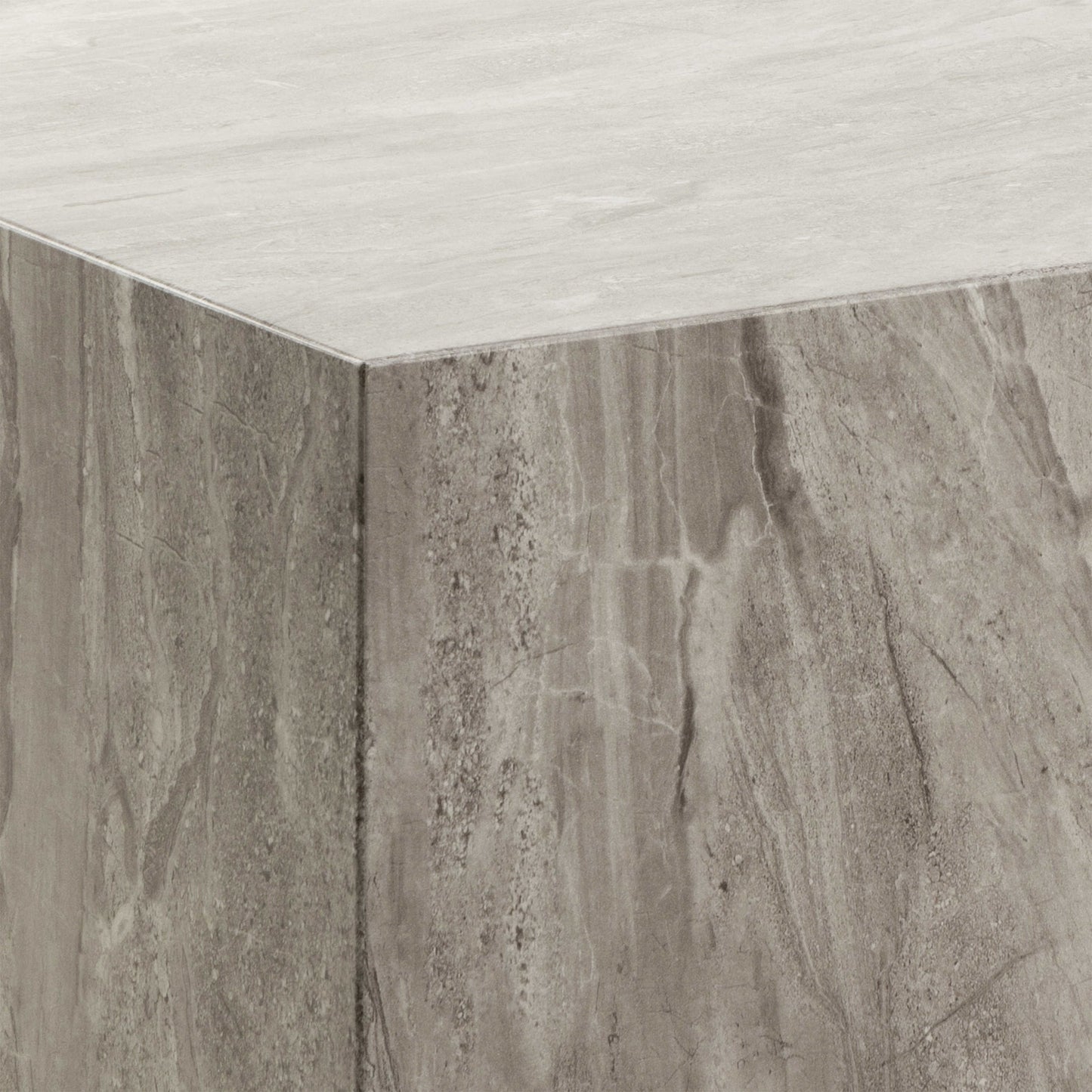 Munkebo Grey Marble Square Coffee Table