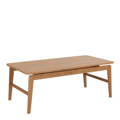 Meadowrest Rectangular Oak Wood Coffee Table