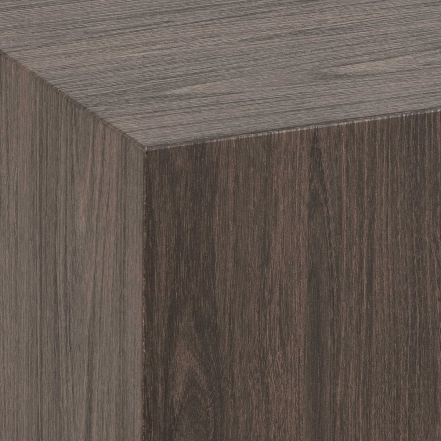 Munkebo Dark Brown Square Coffee Table Set of 2