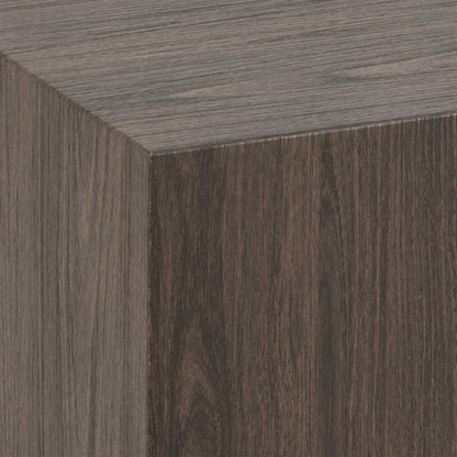 Munkebo Dark Brown Square Coffee Table Set of 2