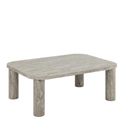 Frankfurt Rectangular Grey Marble Look Coffee Table