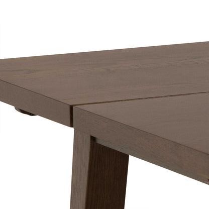 Jyvaskyla 286cm 8 Seater Dark Oak Wood Rectangle Extendable Dining Table