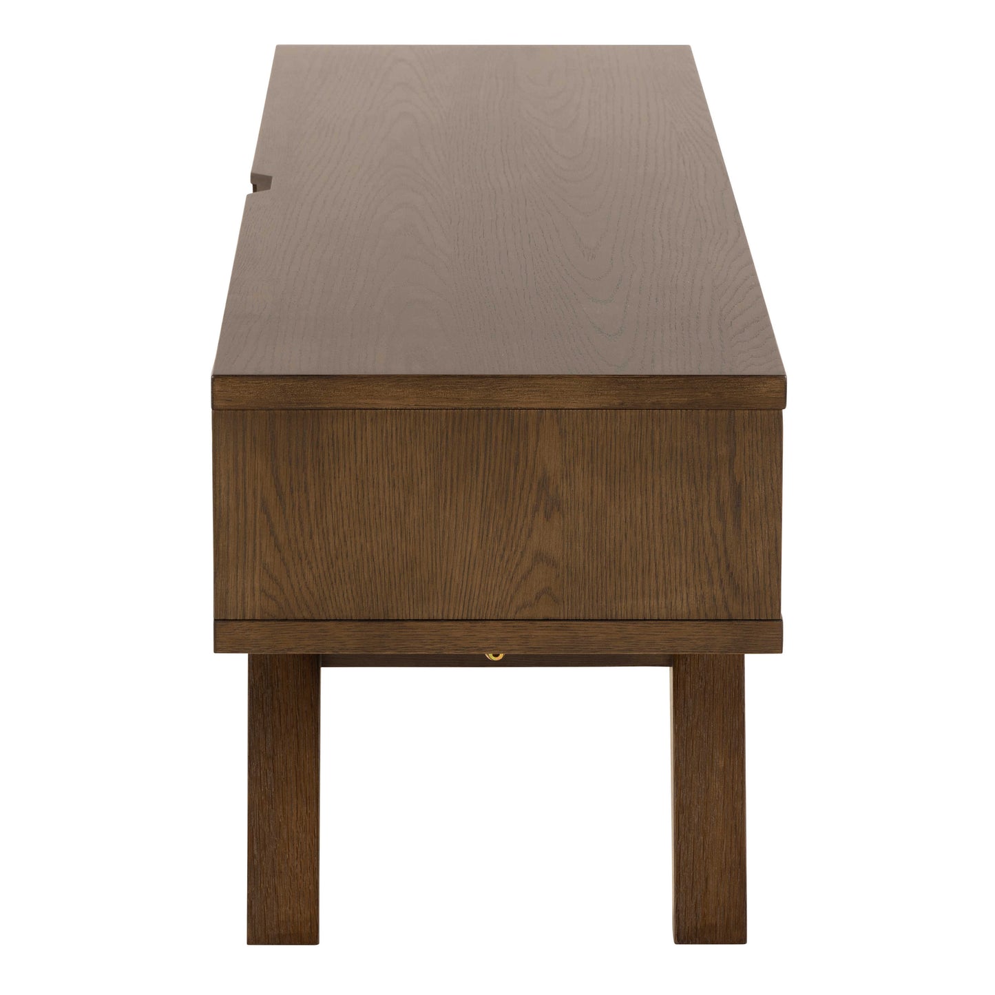 Jyvaskyla Dark Oak Wood TV Unit 2 Drawers