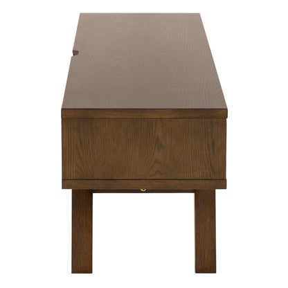 Jyvaskyla Dark Oak Wood TV Unit 2 Drawers