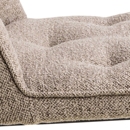 Buttonfern Set of 2 Beige Diamond Upholstered Dining Chairs