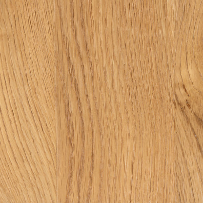 Lagos 4 Seater Rectangular Natural Wild Oak and Black Metal Dining Table